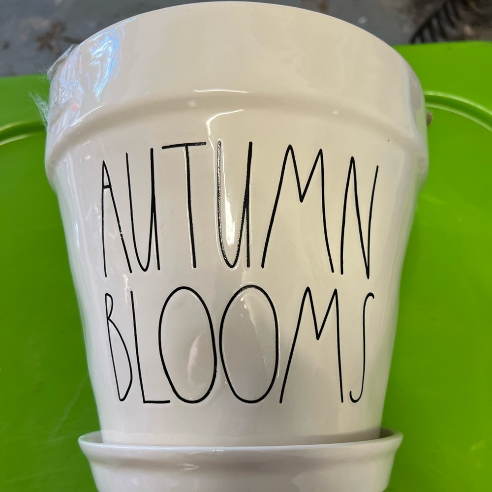 Rae Dunn Autumn Blooms Planter Large